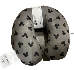 Disney Nackenkissen Mickey Mouse – Kinder Reise Kissen 30×30 cm Auto grau NEU - Bild 1 von 4