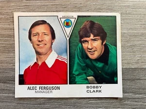 Panini Football 80 Sticker Alec Ferguson/Bobby Clark Aberdeen No. 523 - Picture 1 of 2