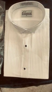 TUXEDO Shirt CLASSIX Ladies WHITE Formal Shirt sz18 SADDLESEAT Riding NEW - Picture 1 of 2