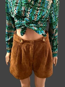 Shorts Corduroy Brown Cords Zara Pockets Retro Dark Academia Preppy Size XS/S - Bild 1 von 5