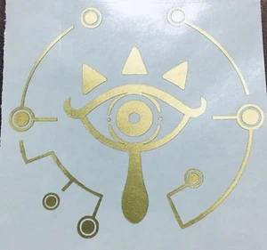 Adesivo decalcomania vinile Sheikah Eye Symbol The Legend of Zelda Breath of the Wild - Foto 1 di 5
