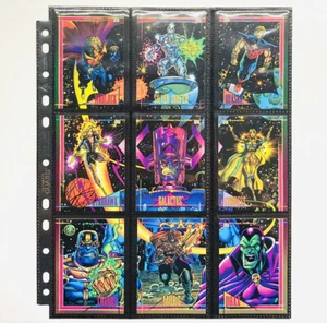 1993 SkyBox Marvel Universe Series IV Full Page Works of Arts #10-18 Vintage Lot - Picture 1 of 1