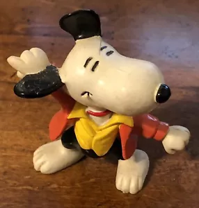 1966 Vintage Snoopy Dancing Toy United Feature Toy Self Standing Figure 2.5"  - Picture 1 of 3
