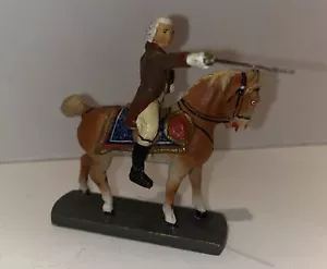 Lineol Elastiolin Composition Toy Soldier George Washington Figure Germany - Picture 1 of 16