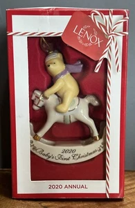 Neu im Karton! Disney Lenox 2020 Annual Winnie the Pooh Baby’s First Christmas Ornament - Bild 1 von 3