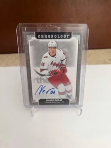 2019-20 Upper Deck Chronology Franchise History Martin Necas #FH-CR-MN Auto - Picture 1 of 2