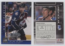 2001 ITG Be A Player Memorabilia Sapphire All-Star Fantasy /10 Milan Hejduk #73