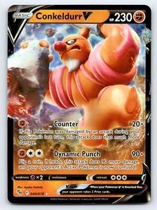 Tarjeta Pokémon GO ultra rara Conkeldurr V 040/078 - casi nueva - Imagen 1 de 2