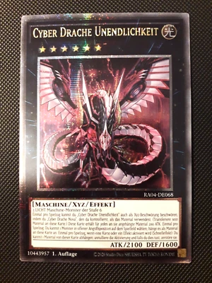 Yu-Gi-Oh! Cyber Drache Unendlichkeit, QCSCR, RA04-DE068, 1. Auflage, NM- - Bild 1 von 4