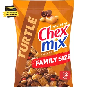Turtle Snack Mix, Indulgent Snacks, Family Size, 13.5 Oz ⭐️⭐️⭐️⭐️⭐️ - Picture 1 of 8