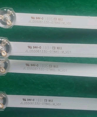 9X TOSHIBA 55V5863DB TV FULL SET OF BACKLIGHT   JL.D55061330-078AS-M_V01 / 078HS - Image 1 of 4