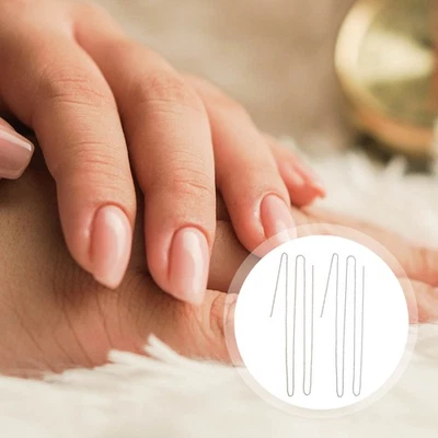  2 Stück Nagelkette, Maniküre, Strasssteine, glänzende Nagelanhänger, - Bild 1 von 4