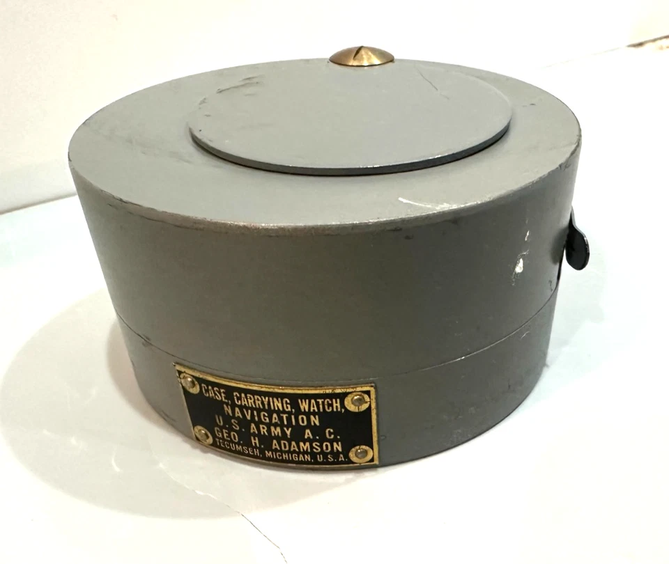 Reloj Bolsillo Hamilton 4992B US Military Master Navegación, Con Estuche Metálico 1941 Foto 1 de 4