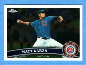 2011 Topps Chrome #104 Matt Garza Chicago Cubs - Picture 1 of 1