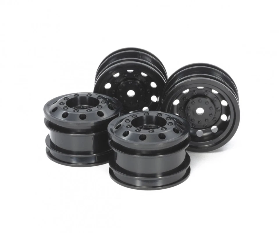 Tamiya 300054741 - 1 10 Felgen Race Truck (2 2) Schwarz - Neu