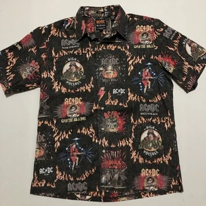 Reyn Spooner AC/DC Rock Band Aloha Hawaiihemd Herren Medium Classic Fit - Bild 1 von 10