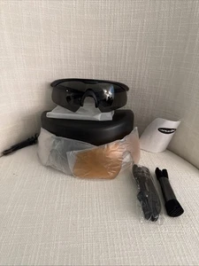 Gafas de sol Wiley X Z87 marco negro mate con óxido claro/gris humo/lente transparente - Imagen 1 de 6