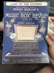 M '27 Berlino Spartiti Musicali MUSIC BOX REVUE 1922-23 Signora della Sera - Foto 1 di 1