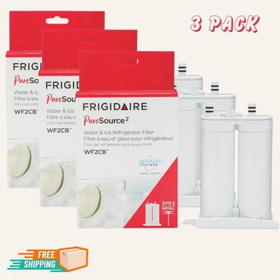 3 Pack Of Frigidaire WF2CB PureSource 2 Water Refrigerator Filter Replacement - Image 1 of 3