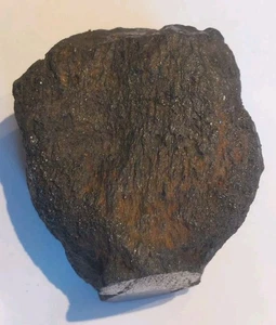 Iron Meteorite with Fusion Lines – 345gm Oriented Specimen نيزك حديدي - Picture 1 of 4