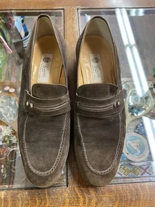 Men’s Gucci Brown Suede Loafers (Size 42 1/2) Made In Italy - Picture 1 of 8