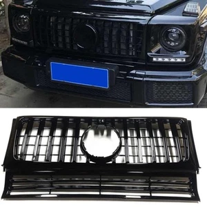Front Stoßstange Gitter Für Benz G Klasse W463 G500 G63 G65 G55 1990-2018 - Picture 1 of 1