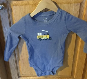 Carter’s Blue Onesy 24 Monate W Zug Aufnäher - Bild 1 von 3