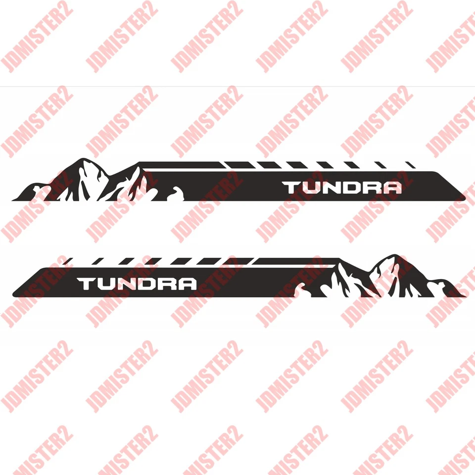 Toyota Tundra Decal Tundra Mountain Graphic Stickers - Any Size