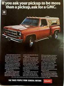 1976 GMC Pickup Truck Print Ad - Picture 1 of 2