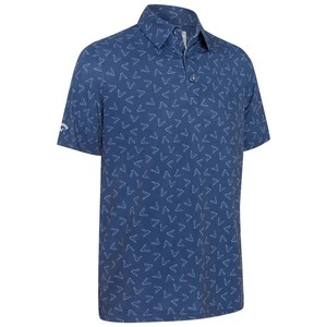 Callaway Herren Poloshirt Chev Print Kurzarm feuchtigkeitsableitend Golf 2025 - Bild 1 von 9