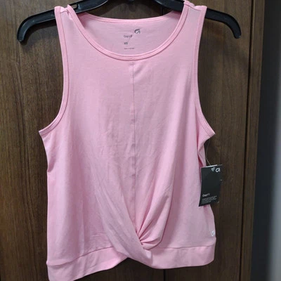 Camiseta sin mangas GAP FIT Rosa Twist Frontal Activa Correr Entrenamiento Gimnasio Talla XS Foto 1 de 4