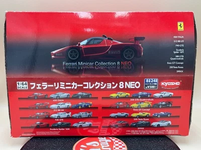 Kyosho 1/64 Ferrari Minicar colección 8 NEO Diecast F40 458 512 ENZO 599XX Foto 1 de 4