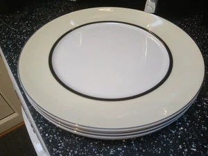 PLATOS DE CENA MARKS AND SPENCER MANHATTAN CREMA X 4 - Imagen 1 de 3