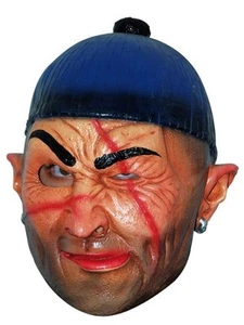 MASK HEAD PIRATE MASK HAT AND EARRING - Picture 1 of 1