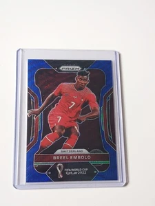 Panini Prizm World Cup 2022 Breel Embolo Switzerland Blue Wave /199 - Bild 1 von 2
