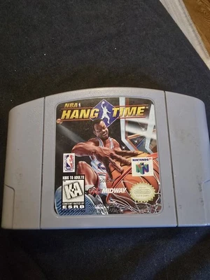 NBA Hang Time Nintendo N64 Basketball Sports Classic Gaming Authentic Tested - Image 1 of 2