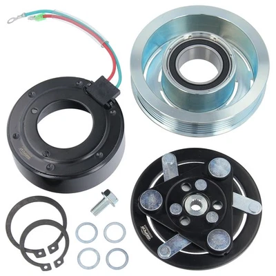 Klimakompressor Magnetkupplung Riemenscheibe Magnetspule für Honda Jazz III GE - Bild 1 von 4