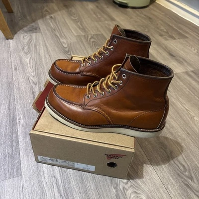 Red Wing 875 Classic MOC Toe Boots Tan Brown, Oro Legacy, UK 7, US 8, EU 41 - Image 1 of 4