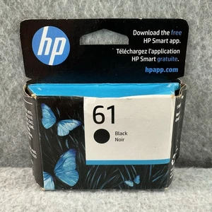 HP 61 Black Ink Cartridge Genuine Original OEM CH561WN New Sealed Exp 10/2023 - Picture 1 of 7