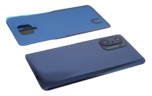 para Xiaomi POCO F3 Tapa Batería Tapa Trasera Cámara Cristal Cubierta con Adhesivo Negro - Imagen 1 de 3