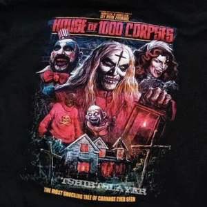 Rob Zombie Hell on Shirts - House of 1000 Corpses schwarz Unisex Shirt KH14640 - Bild 1 von 2