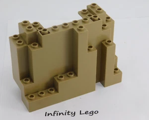 LEGO Dark Tan Panel 4 x 10 x 6 Rock Rectangular Castle (6082) - x1 - Bild 1 von 2