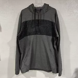 Nike Therma Dri Fit GFX Pullover Hoodie Gray Front Pocket BV2764-071 - Picture 1 of 9