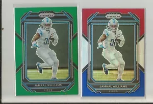 2022 Panini Prizm JAMAAL WILLIAMS Rojo Blanco Azul y Verde Prizm - Imagen 1 de 1