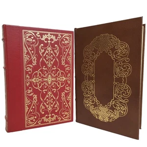 Franklin Library Oxford Easton William Shakespeare Leather Bound Books Lot of 2  - Picture 1 of 11