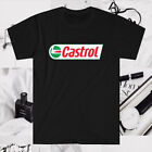 Castrol Oil Logo Men's Black T-Shirt Size S to 5XL