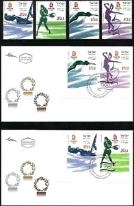 ISRAEL 2008 Stamps & FDCs THE OLYMPIC GAMES IN BEIJING MNH XF - Picture 1 of 3