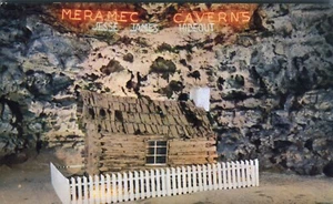 Postal Moonshiners Cabin ""Likker Still"" Meramec Caverns Stanton Missouri - Imagen 1 de 2