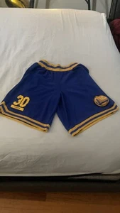 NWT UNK Golden State Warriors Stephen Curry #30 NBA Shorts Men's Medium - Picture 1 of 4
