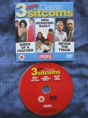 BIRDS OF A FEATHER/ MEN BEHAVING BADLY/NEVER THE TWAIN Promo DVD. NEW/UNPLAYED. - Image 1 of 4